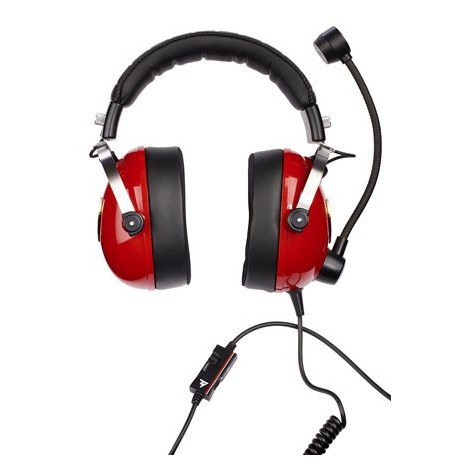 Thrustmaster | Gaming Headset | T Racing Scuderia Ferrari Edition | Wired | Noise canceling | Over-Ear | Red/Black - 5